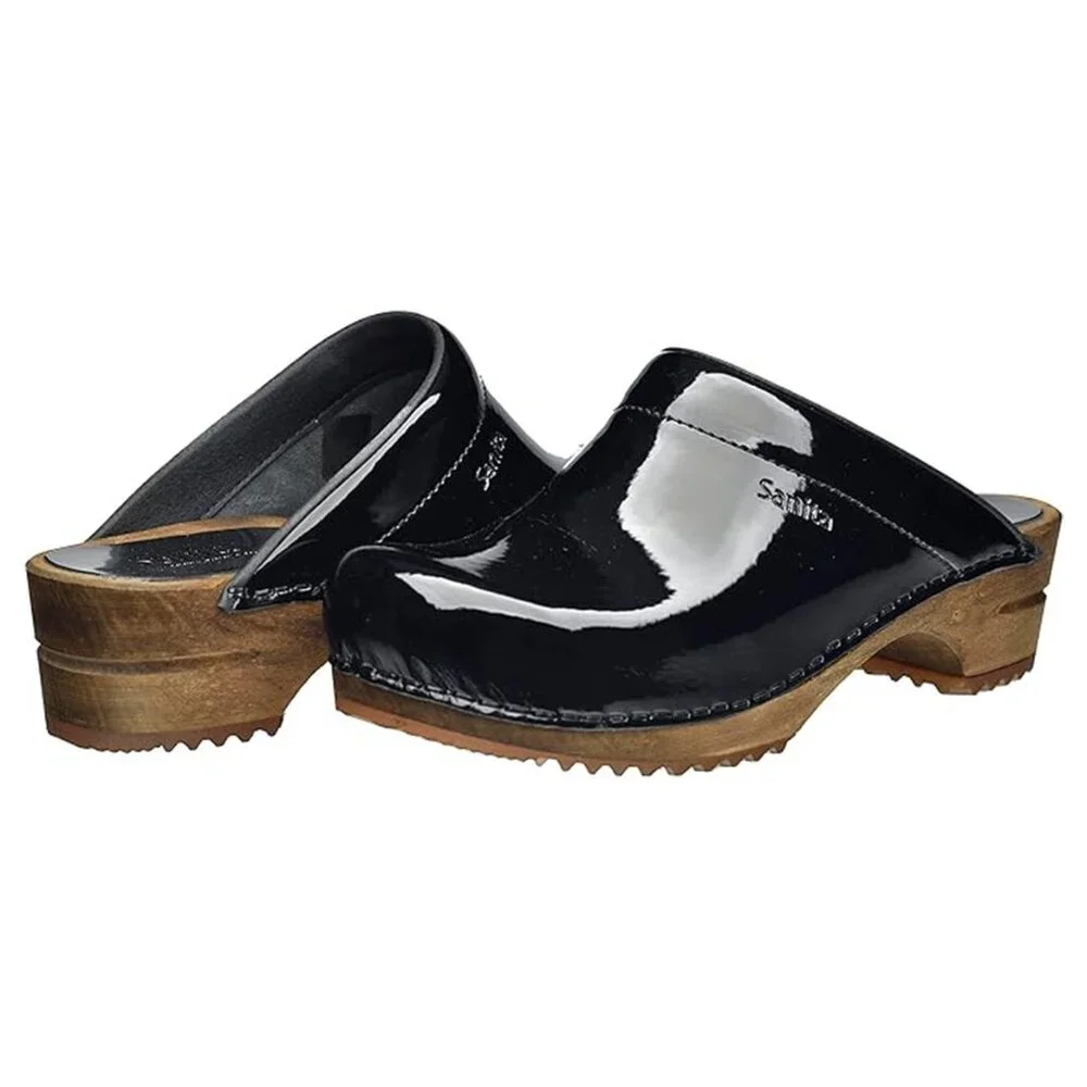 Sanita Black Women's Clogs - Picture 1 of 13
